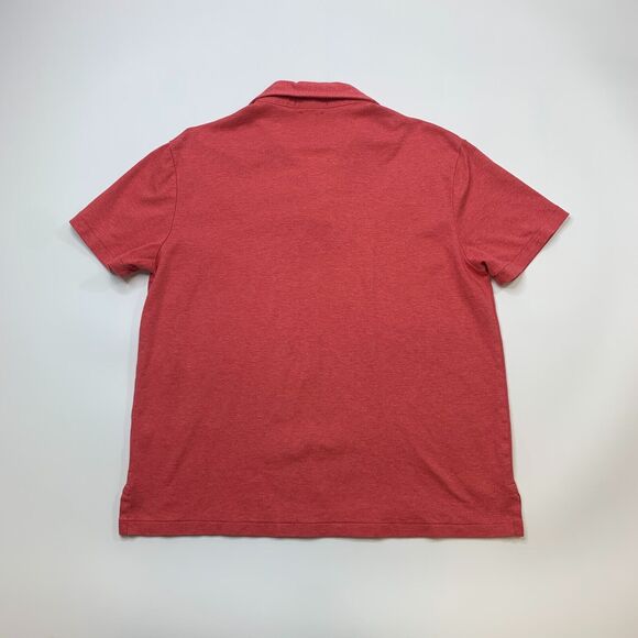 Polo Ralph Lauren Shirt Mens L Large Coral Custom SLIM Fit Cotton Collared *READ - Picture 3 of 10